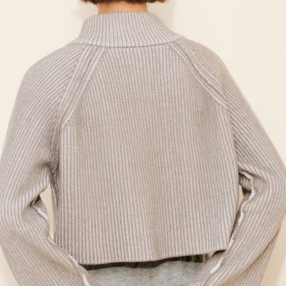 Free People Greta Half Zip Sweater - Picture 3 of 4